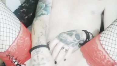 Sissy playing with dildo - 5 image