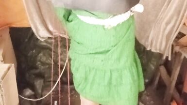 Green housewife with rubber head - 1 image