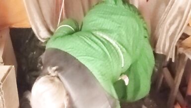 Green housewife with rubber head - 4 image