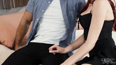 After Izzy Wilde Left The Room, Tori Easton Finds The Opportunity To Lure Her BF Roman Todd Into Her Room - TRANSANGELS - 2 image