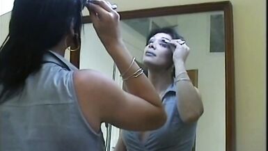 Beautiful Trans MILF Gives a Blowjob to a Huge Cock That Cums in Her Mouth - 1 image