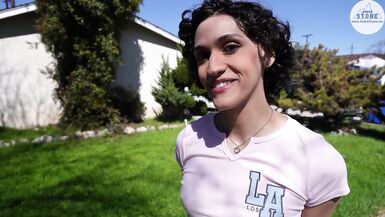 Neighborhood Femboy Bubblz Gets Picked up Then Fucked Hard & Deep - 1 image