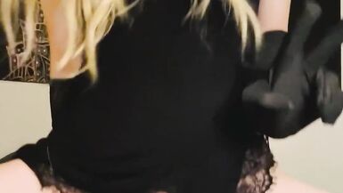 Getting stuffed with a dildo but it could be your cock  - 12 image