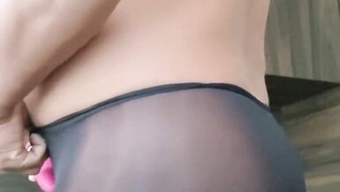 Black See Through Panties and Lingerie