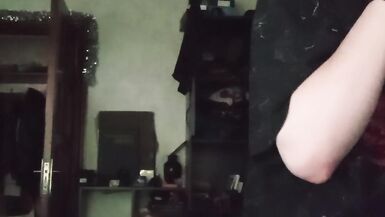 My first video. Lilith Serah Krauser moans from small dildo