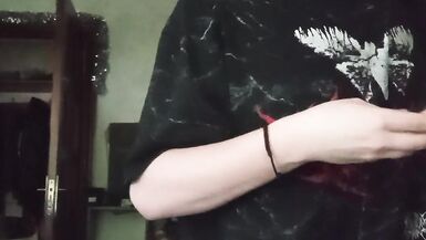 My first video. Lilith Serah Krauser moans from small dildo - 3 image