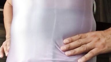 Sexy Pink Shinny Dress