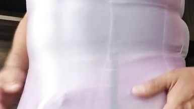 Sexy Pink Shinny Dress