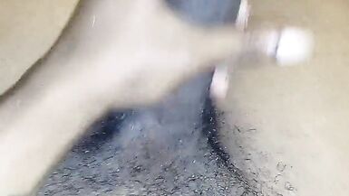 Delicious Beautiful Big Black Cock BBC Stroking - 12 image