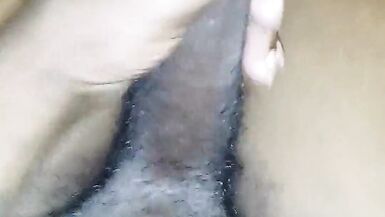 Delicious Beautiful Big Black Cock BBC Stroking - 4 image