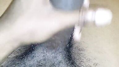 Delicious Beautiful Big Black Cock BBC Stroking - 6 image