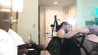 Goth Crossdresser Jade Madison Sucking Cock - Compilation 6 - 6 image