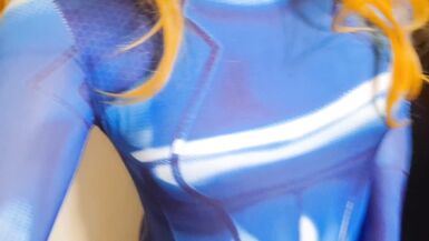 Trans Girl Samus Cosplay Uses Anal Butt Plug to Fuck Her Fat Feminine Sissy Ass - 1 image