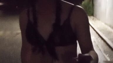 Sissy MariaStephanie as Wednesday Addams cosplay slut walk,ex wife task! - 13 image