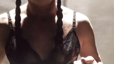 Sissy MariaStephanie as Wednesday Addams cosplay slut walk,ex wife task! - 9 image