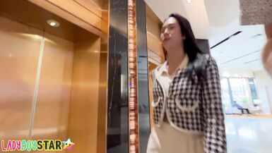 Ladyboystar - Slim Thai ladyboy sucks and rides my cock so nicely - 2 image