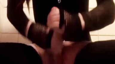 Biggest Cum Loads from a Hung Goth "Girl" - Fey1ts Big Cock Cumpilation - 7 image