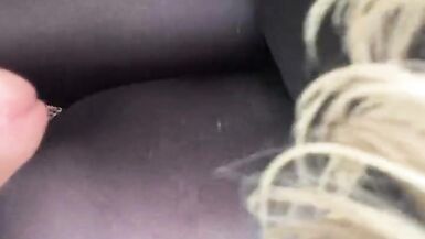 Publicly, in the summer forest, on the face - 12 image