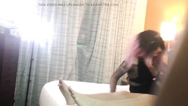 Goth Crossdresser Jade Madison Sucking Cock - Compilation 7 - 8 image