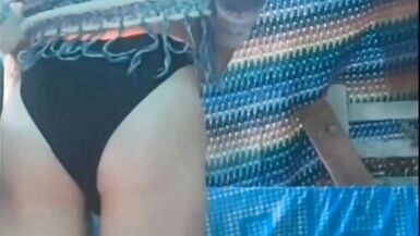 Compilation of some of last year's scenes and new clip outside dressed in my tutu and black pantys - 15 image