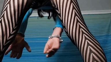 Compilation of some of last year's scenes and new clip outside dressed in my tutu and black pantys - 5 image