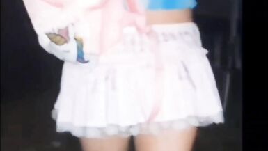 Compilation of some of last year's scenes and new clip outside dressed in my tutu and black pantys - 8 image