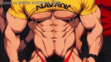 Hot Gay Sex with Waiters in Public During Dinner. Hard Cock in the Ass and Cum on the Customers' Food. free video - 11 image