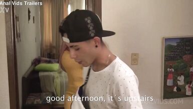 Latina trans Lizzy Laynez assfucked by inexperienced guy OTS514 - 1 image