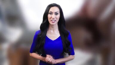 Watch two slaves take turns licking a massive MILF's big dick in a hot 3some futa porno