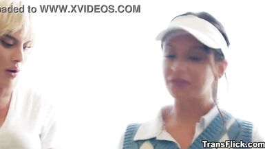 April's company invites her to play golf with the bosses, and she's ready to go deep!