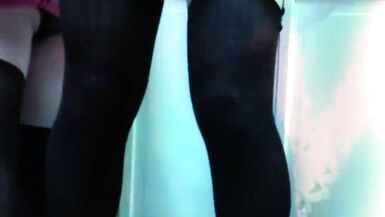 Kandi In Red Lace Stripper's Feet Get Fucked in High Heels - 14 image