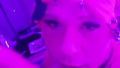 Watch this amateur slut gag on a big cock before getting face fucked and taking a cumshot