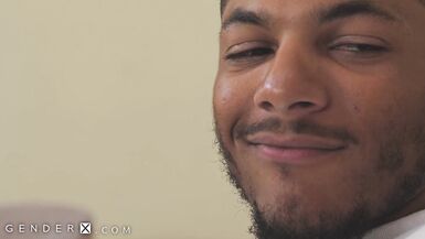 Redhead TS Babe in Leggings Rides BBC with Her Ass and Mouth - 2 image