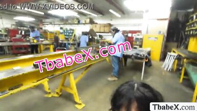 Boss caught us fucking in the office and gave us a hard talking lesson