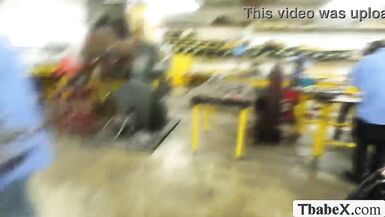 Boss caught us fucking in the office and gave us a hard talking lesson