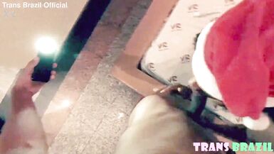 Watch Pornstar as she begs for Spanish in her hot ass for Christmas and the old man sends his servant