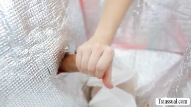 Stepmom catches stepdaughter in the act & fucks her hard with her big tits bouncing - 6 image