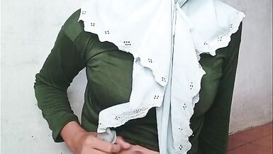 Young TS squirts while riding a massive dildo and getting her ass drilled hard - 1 image