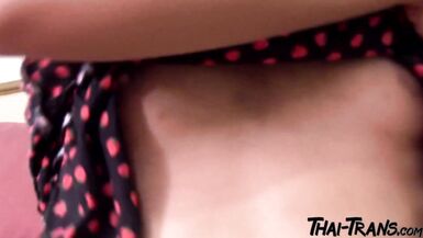 Thai Shemale gets wild with anal sex in a steamy threesome - 3 image