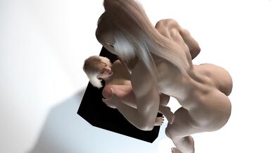 Curvy Futa Dick Girl gets her ass drilled by a hot blondeoppai