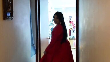 Shemale with huge cumshots takes on a big cock and takes it deep in the ass - 1 image