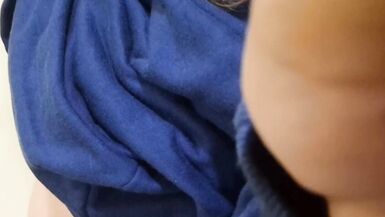 Big-titted White Sissy Milks her Nipples with a Big Dildo and Slaps them with Satisfaction - 2 image