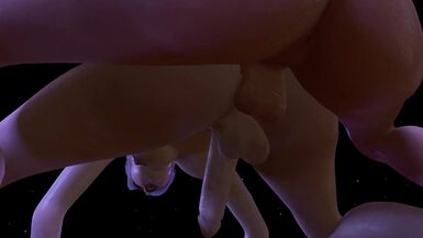 Curvy Sissy TS Girls get their asses drilled in doggystyle with bareback ecchi futa action