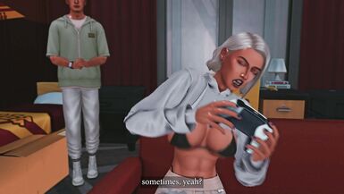 Sims 4 Freshman Roommate WTIH DICK gets her ass drilled by a hot futa in hot anal action - Sims 4 - 5 image
