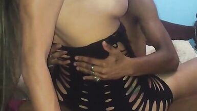 Watch this blonde bombshell with a big ass take a hard pounding in her ass