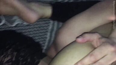 Watch Shemale Eva Erfolg slurp on daddy's massive shaft