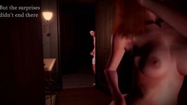 Guy gets seduced by Shemale Step Daughter & Mom in 3D cartoon threesome - 5 image