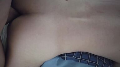 Amateur Tranny Lena Moon takes a raw pounding at home, dildo included! - 5 image