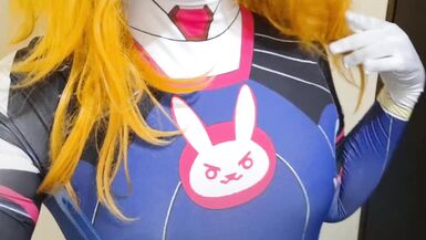 Watch Anal Gaped TS in cosplay fucking his ass and jerking off until she cums - 1 image