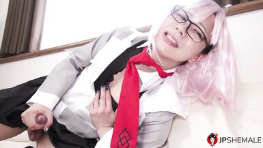 Watch Nene Amatuki moan in pleasure while getting her ass drilled with a sex toy - 2 image